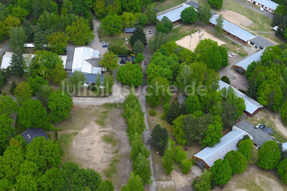 Luftaufnahme Störitz - Ferienhaus- Anlage des Ferienparks in Störitz im Bundesland Brandenburg, Deutschland