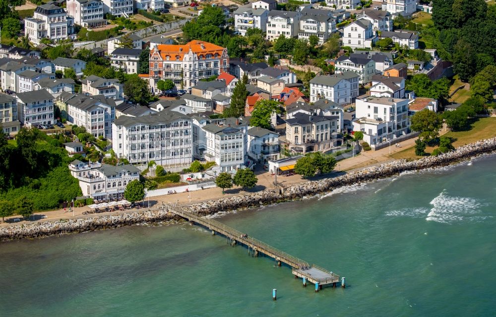 Sassnitz aus der Vogelperspektive: Ferienhaus Anlage Fürstenhof im Ortsteil Hagen in Sassnitz im Bundesland Mecklenburg-Vorpommern