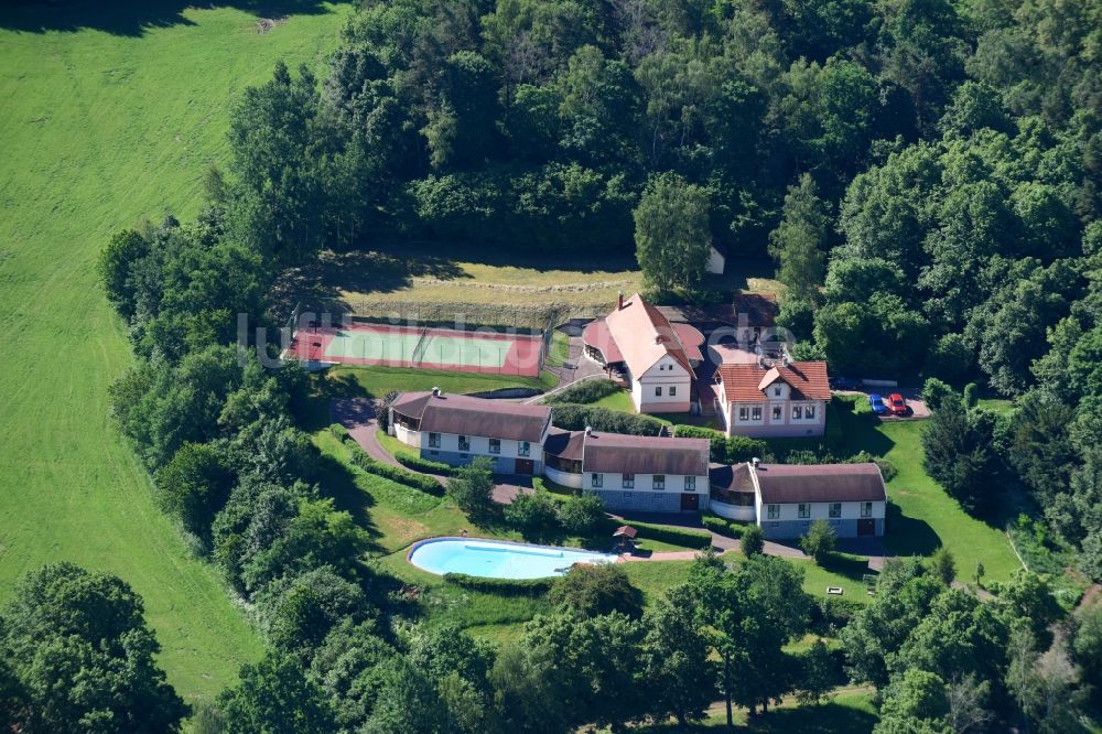 Luftaufnahme Hradiste - Ferienhaus Anlage in Hradiste in Plzensky kraj - Pilsner Region - Böhmen, Tschechien