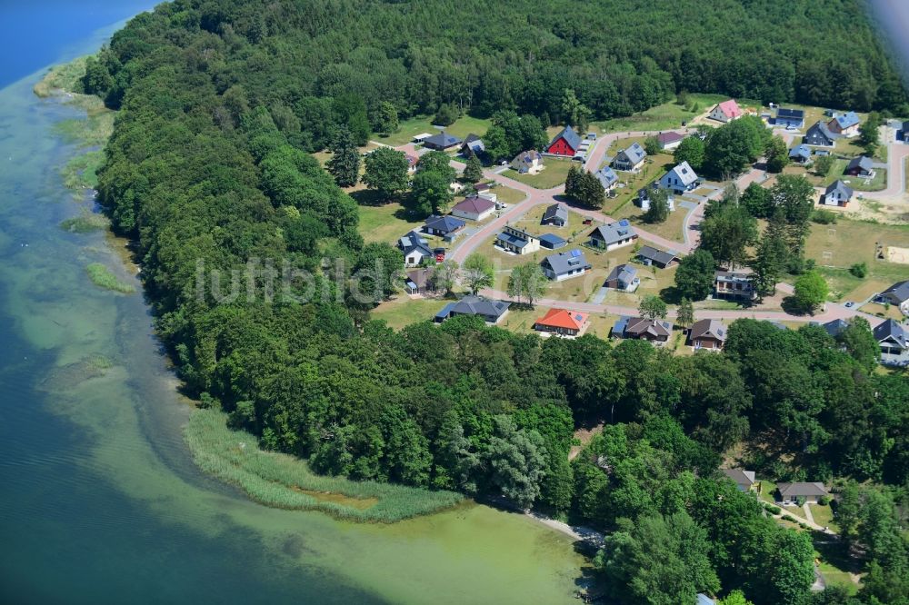 Luftbild Malchow - Ferienhaus Anlage am Lenz in Malchow im Bundesland Mecklenburg-Vorpommern, Deutschland