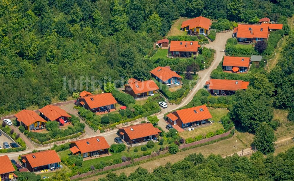 Jabel aus der Vogelperspektive: Ferienhaus Anlage Maribell in Jabel im Bundesland Mecklenburg-Vorpommern