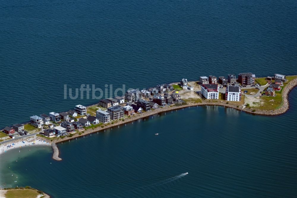 Kappeln von oben - Ferienhaus Anlage von NOVASOL AS in Kappeln im Bundesland Schleswig-Holstein