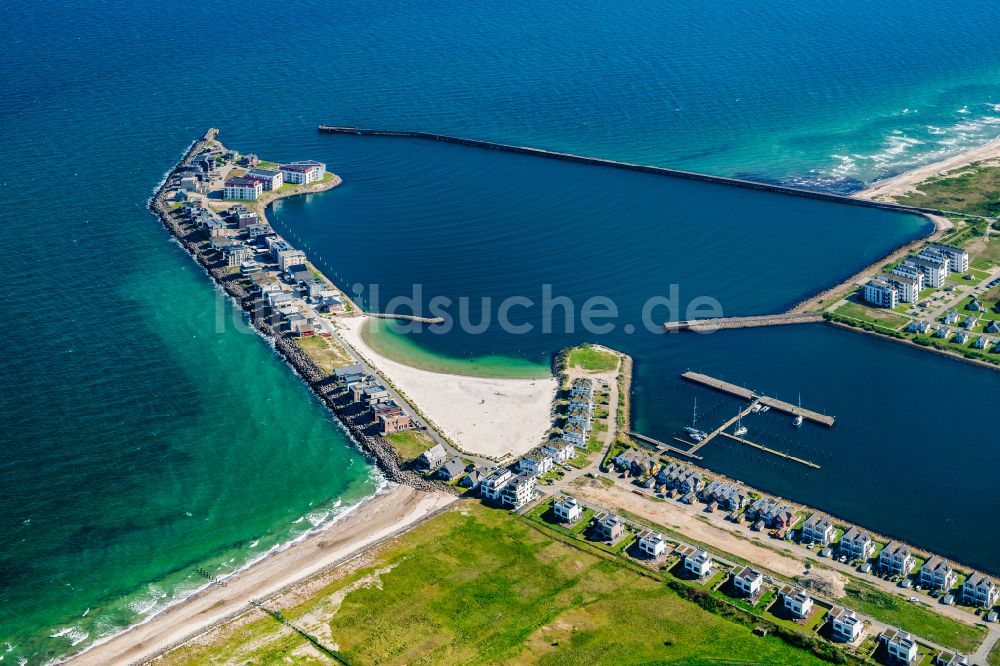 Kappeln von oben - Ferienhaus Anlage in Olpenitz von NOVASOL AS und H&P Residenz Bollwark in Kappeln im Bundesland Schleswig-Holstein