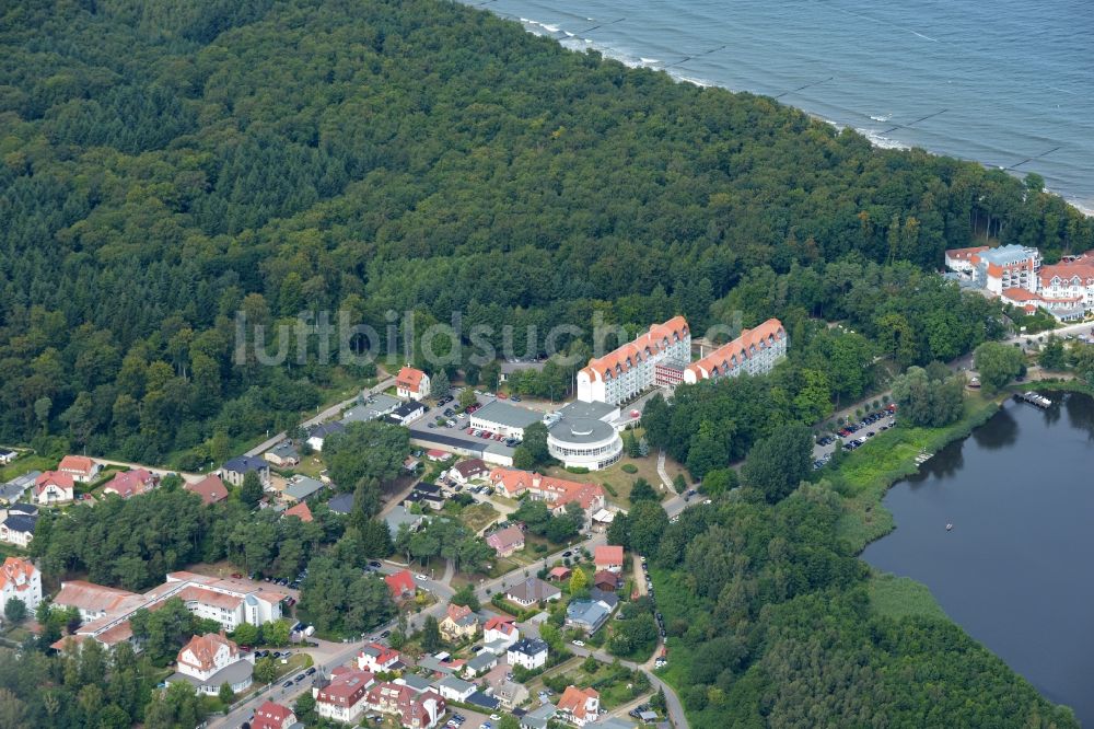 Luftbild Loddin - Ferienhaus Anlage im Ortsteil Kölpinsee in Loddin im Bundesland Mecklenburg-Vorpommern