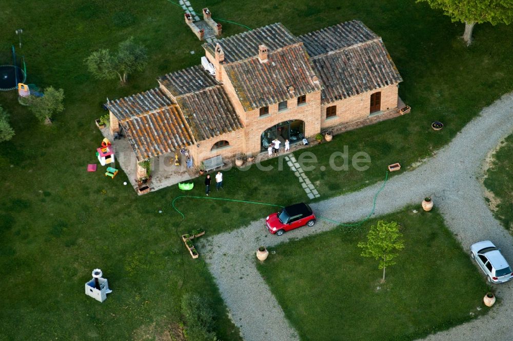 Luftbild Gabbiano - Ferienhaus in Gabbiano in Toscana, Italien