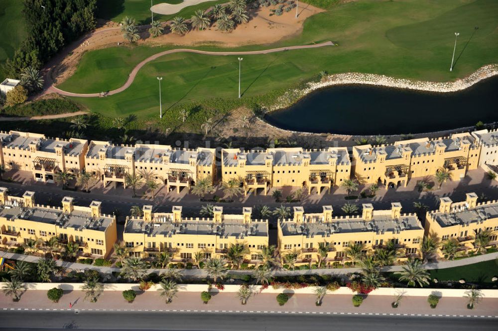 Luftbild Ras Al Khaimah - Ferienhaussiedlung am Al Hamra Golf Club in Ras Al Khaimah