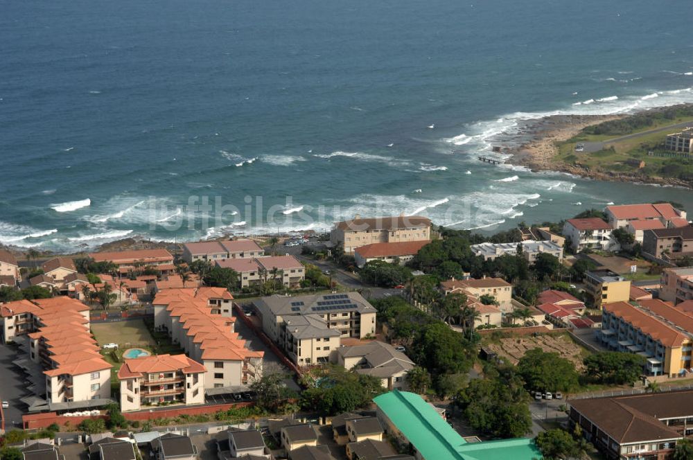 UVONGO aus der Vogelperspektive: Ferienhäuser und Apartments in Uvongo, Südafrika