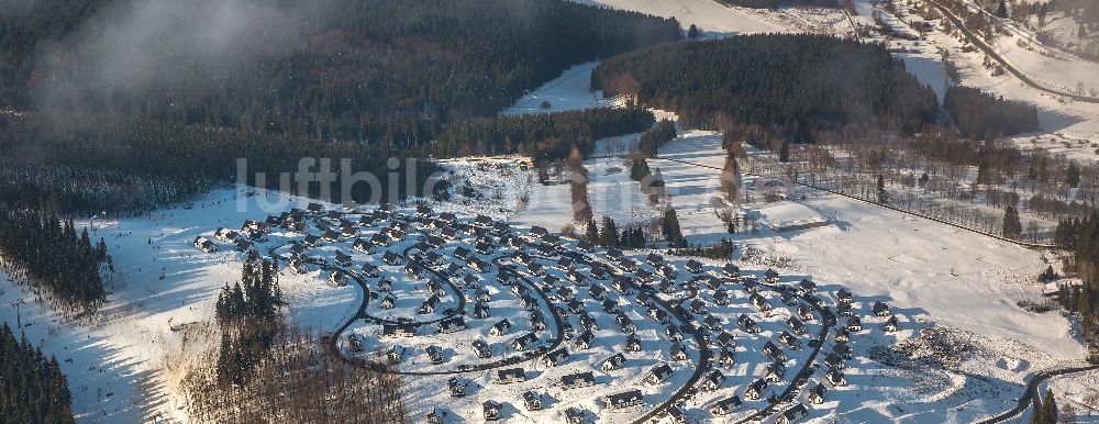 Winterberg von oben - Ferienpark Landal Winterberg bei Winterberg im Hochsauerlandkreis HSK im Bundesland Nordrhein-Westfalen