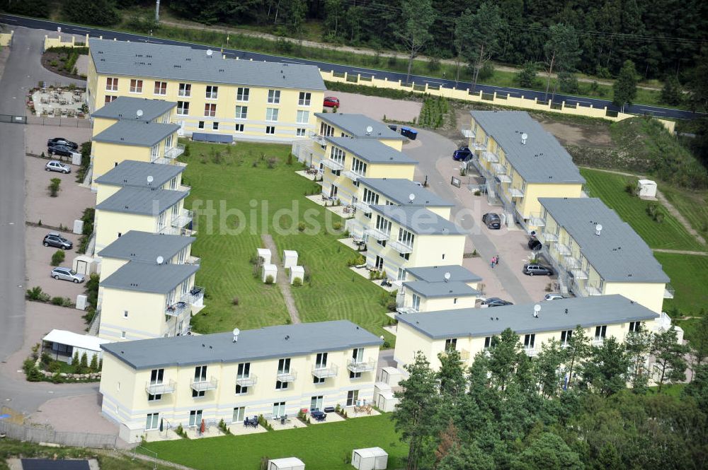 Luftaufnahme Graal-Müritz - Ferienwohnpark im Küstenwald der HAWO Bauträger KG in unmittelbarer Strandnähe im Ostseeheilbad Graal-Müritz