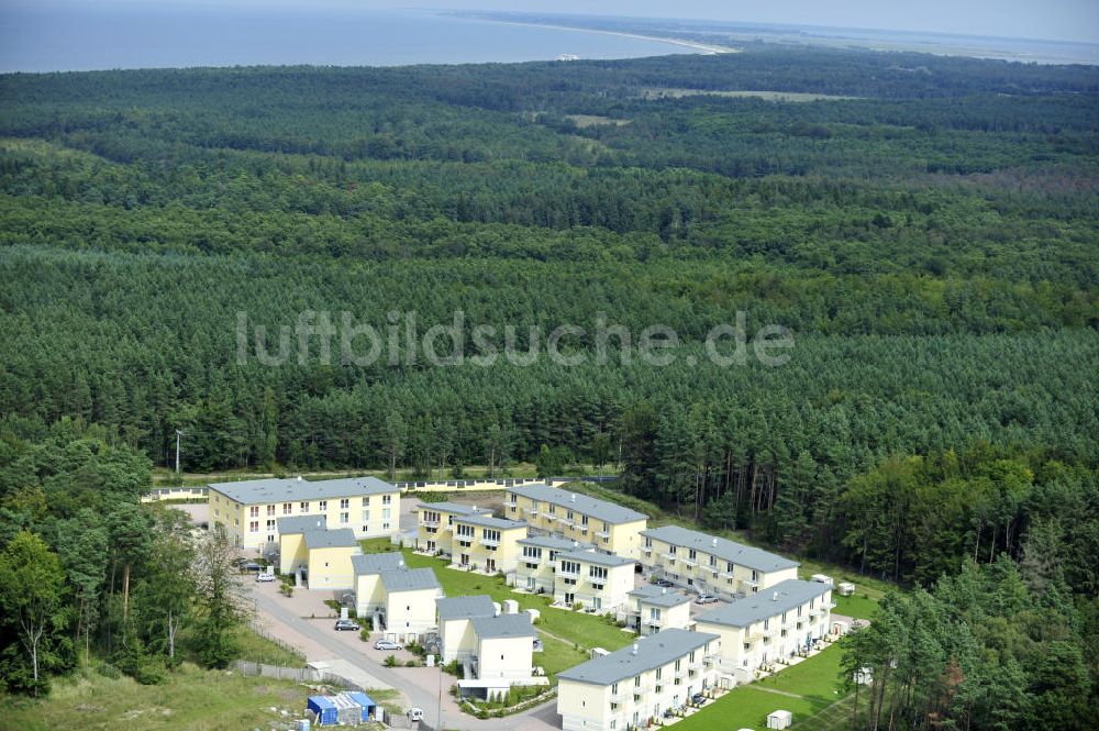 Luftaufnahme Graal-Müritz - Ferienwohnpark im Küstenwald der HAWO Bauträger KG in unmittelbarer Strandnähe im Ostseeheilbad Graal-Müritz