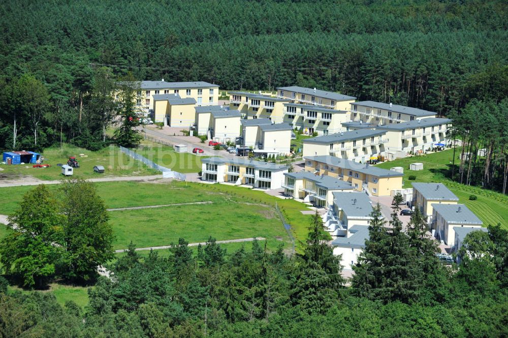 Luftbild OSTSEEBAD GRAL-MÜRITZ - Ferienwohnpark im Küstenwald der HAWO Bauträger KG in unmittelbarer Strandnähe im Ostseeheilbad Graal-Müritz