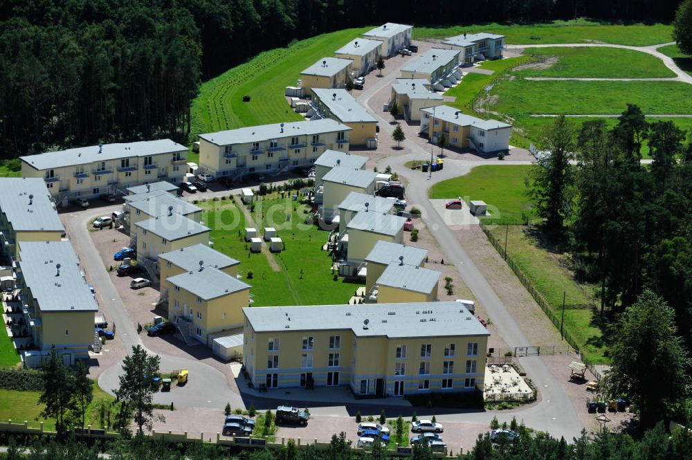 OSTSEEBAD GRAL-MÜRITZ von oben - Ferienwohnpark im Küstenwald der HAWO Bauträger KG in unmittelbarer Strandnähe im Ostseeheilbad Graal-Müritz