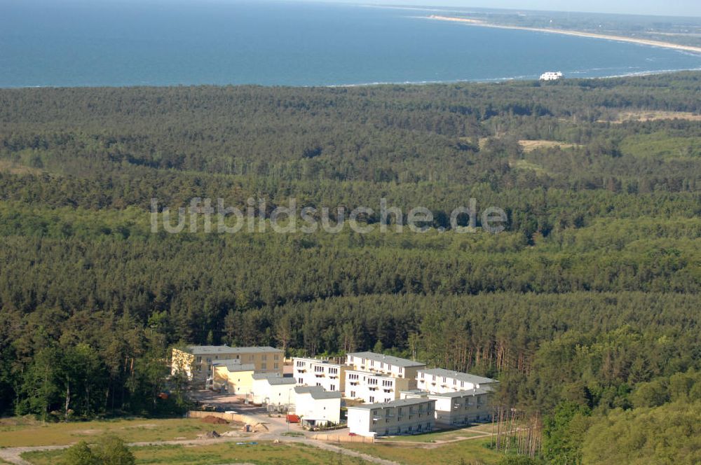 Luftaufnahme Graal-Müritz - Ferienwohnpark im Küstenwald der HAWO Bauträger KG in unmittelbarer Strandnähe im Ostseeheilbad Graal-Müritz