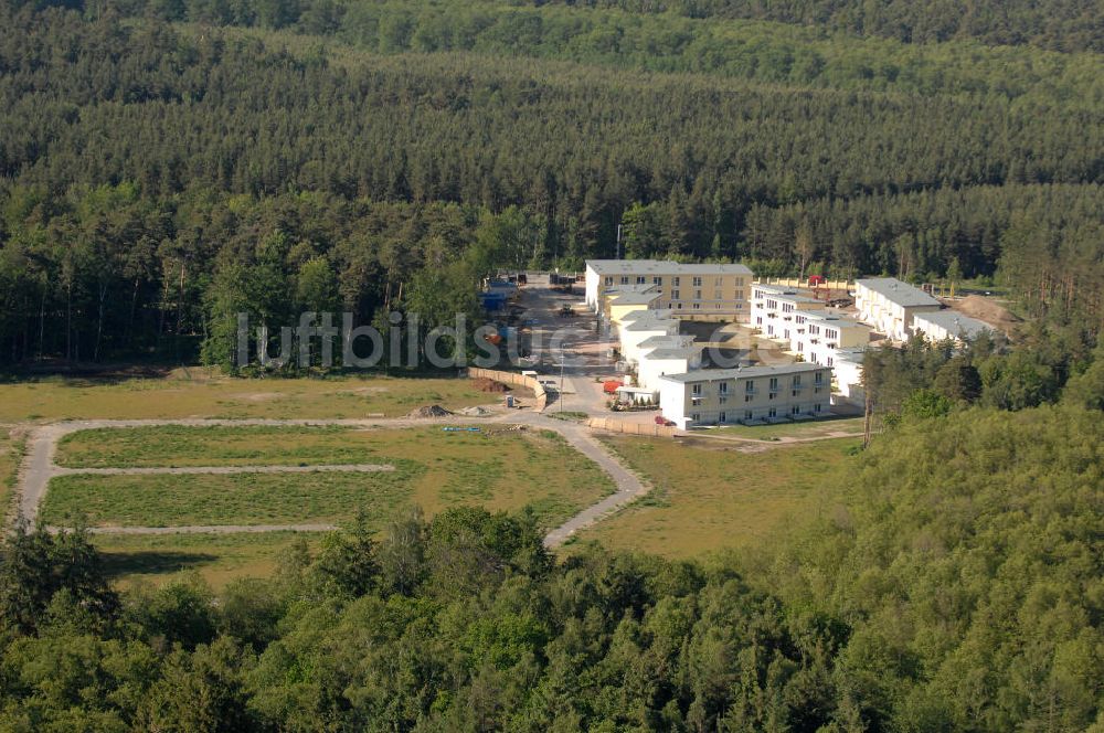 Luftaufnahme Graal-Müritz - Ferienwohnpark im Küstenwald der HAWO Bauträger KG in unmittelbarer Strandnähe im Ostseeheilbad Graal-Müritz