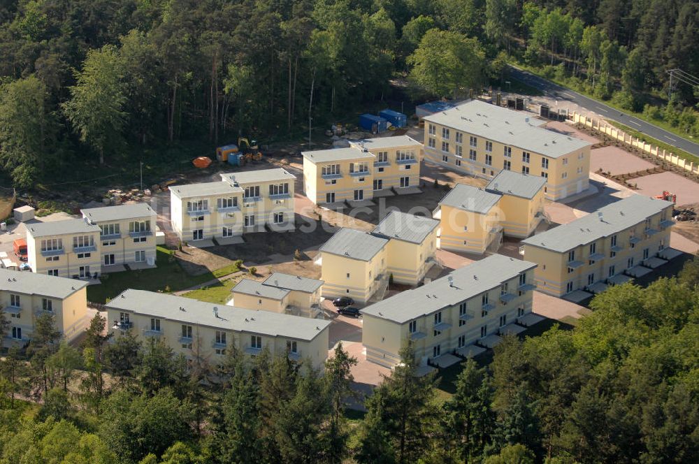 Luftaufnahme Graal-Müritz - Ferienwohnpark im Küstenwald der HAWO Bauträger KG in unmittelbarer Strandnähe im Ostseeheilbad Graal-Müritz