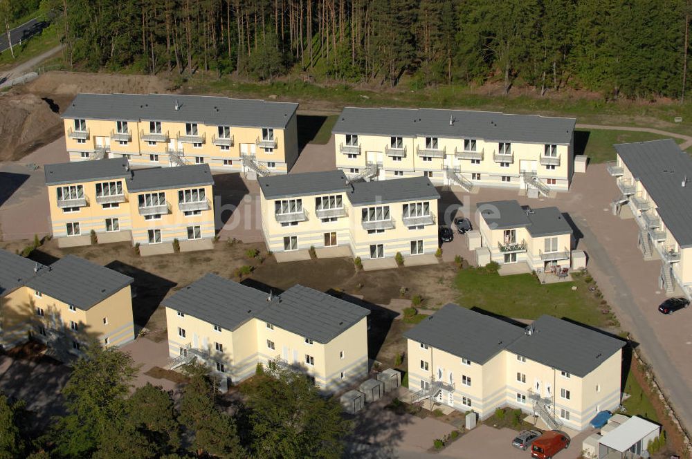 Luftaufnahme Graal-Müritz - Ferienwohnpark im Küstenwald der HAWO Bauträger KG in unmittelbarer Strandnähe im Ostseeheilbad Graal-Müritz