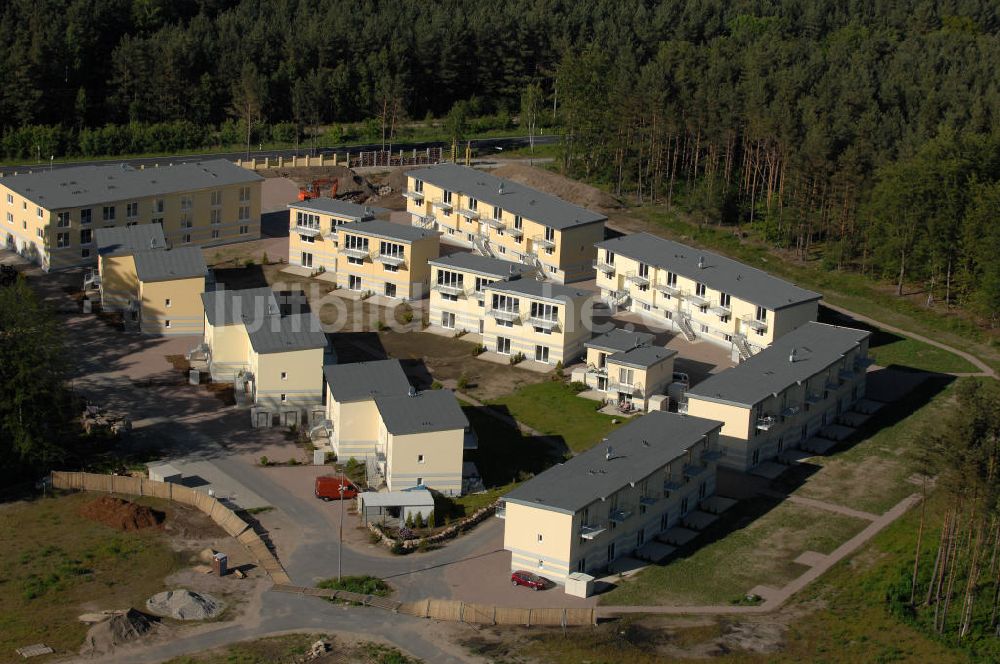 Luftaufnahme Graal-Müritz - Ferienwohnpark im Küstenwald der HAWO Bauträger KG in unmittelbarer Strandnähe im Ostseeheilbad Graal-Müritz