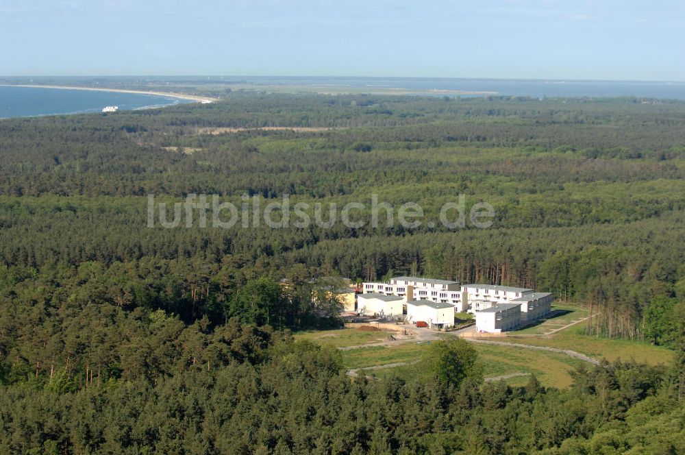 Luftaufnahme Graal-Müritz - Ferienwohnpark im Küstenwald der HAWO Bauträger KG in unmittelbarer Strandnähe im Ostseeheilbad Graal-Müritz