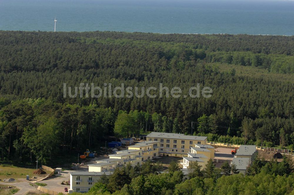 Luftaufnahme Graal-Müritz - Ferienwohnpark im Küstenwald der HAWO Bauträger KG in unmittelbarer Strandnähe im Ostseeheilbad Graal-Müritz