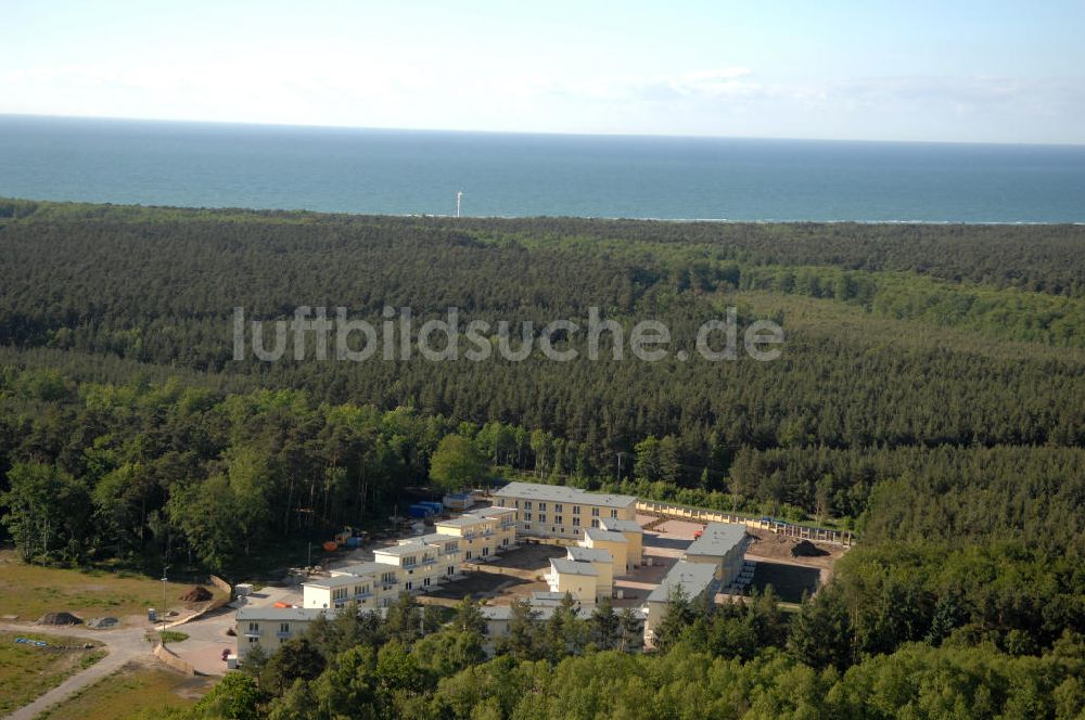 Luftaufnahme Graal-Müritz - Ferienwohnpark im Küstenwald der HAWO Bauträger KG in unmittelbarer Strandnähe im Ostseeheilbad Graal-Müritz