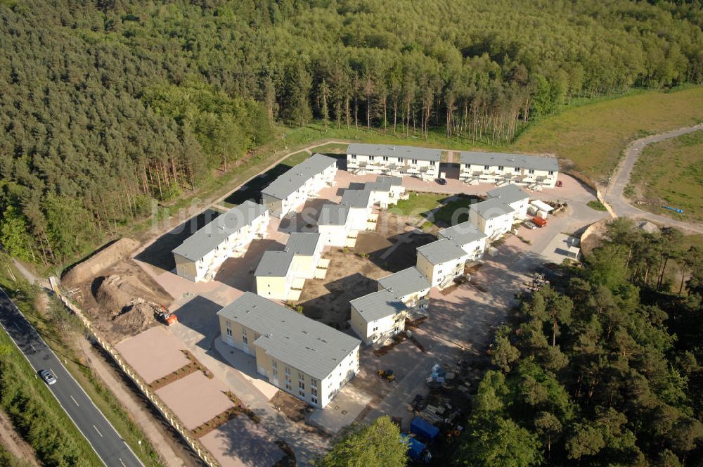 Luftaufnahme Graal-Müritz - Ferienwohnpark im Küstenwald der HAWO Bauträger KG in unmittelbarer Strandnähe im Ostseeheilbad Graal-Müritz