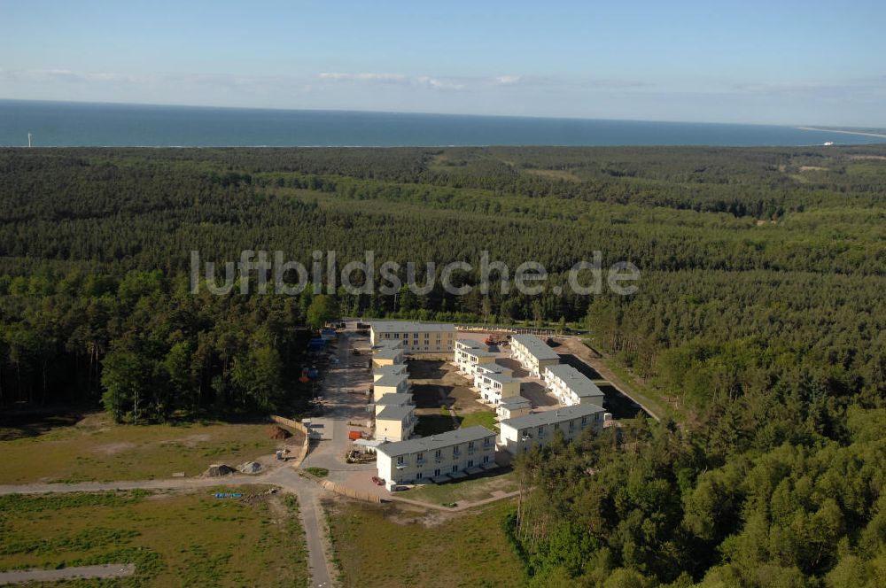 Luftaufnahme Graal-Müritz - Ferienwohnpark im Küstenwald der HAWO Bauträger KG in unmittelbarer Strandnähe im Ostseeheilbad Graal-Müritz