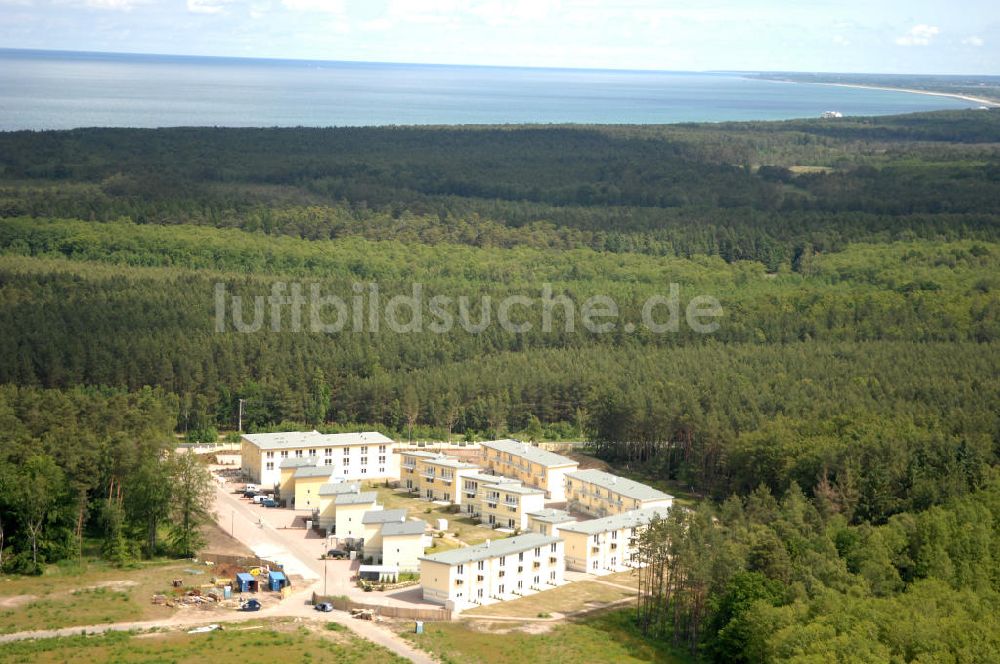 Ostseebad Graal-Müritz von oben - Ferienwohnpark im Küstenwald der HAWO Bauträger KG in unmittelbarer Strandnähe im Ostseeheilbad Graal-Müritz