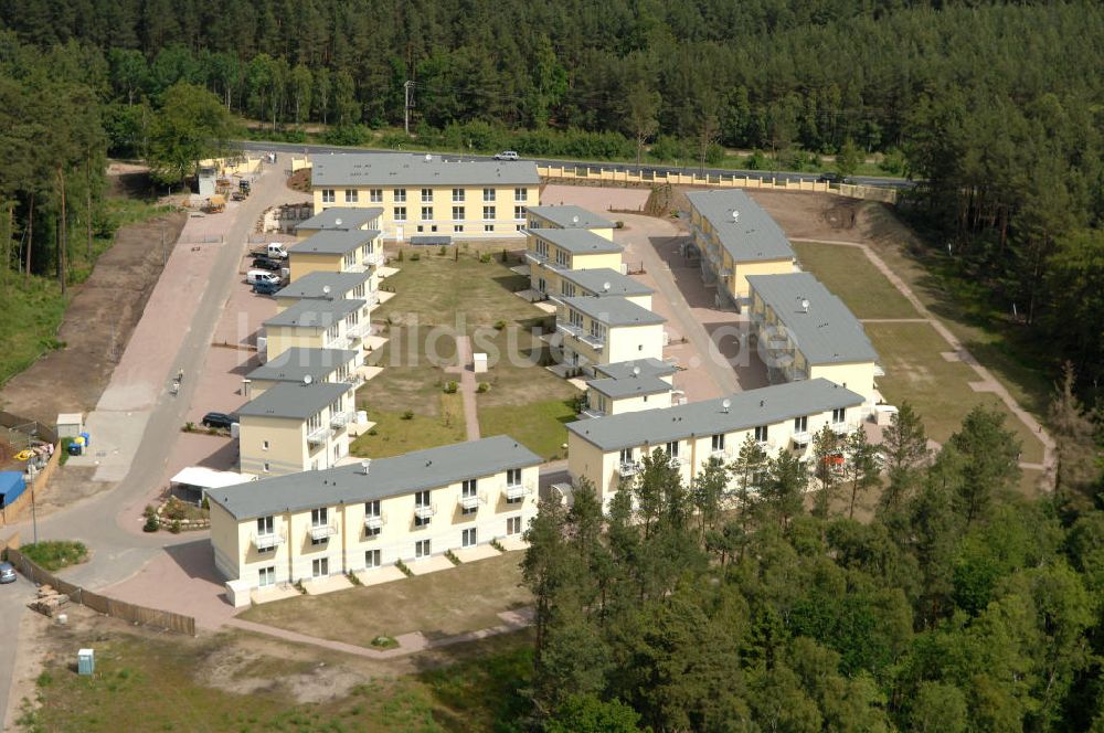 Luftaufnahme Ostseebad Graal-Müritz - Ferienwohnpark im Küstenwald der HAWO Bauträger KG in unmittelbarer Strandnähe im Ostseeheilbad Graal-Müritz