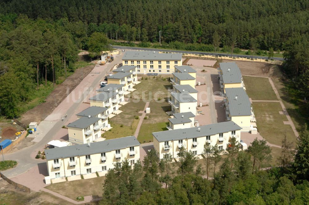 Ostseebad Graal-Müritz von oben - Ferienwohnpark im Küstenwald der HAWO Bauträger KG in unmittelbarer Strandnähe im Ostseeheilbad Graal-Müritz