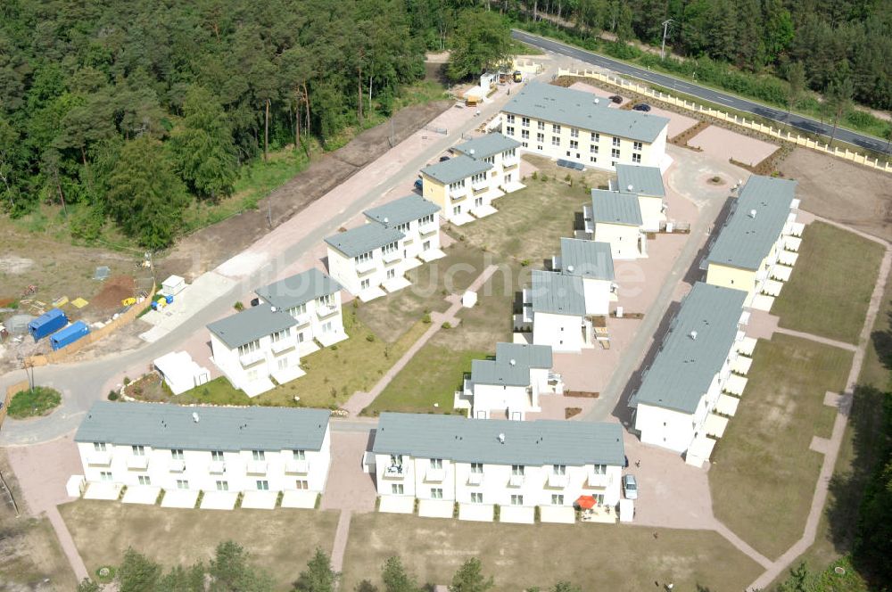 Luftaufnahme Ostseebad Graal-Müritz - Ferienwohnpark im Küstenwald der HAWO Bauträger KG in unmittelbarer Strandnähe im Ostseeheilbad Graal-Müritz