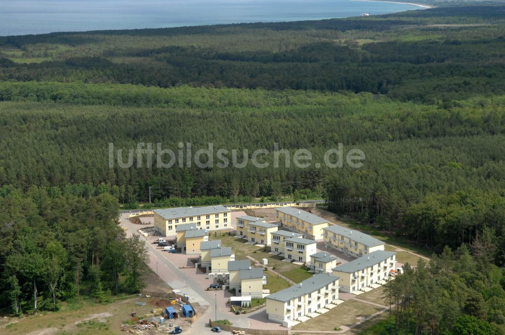 Ostseebad Graal-Müritz von oben - Ferienwohnpark im Küstenwald der HAWO Bauträger KG in unmittelbarer Strandnähe im Ostseeheilbad Graal-Müritz