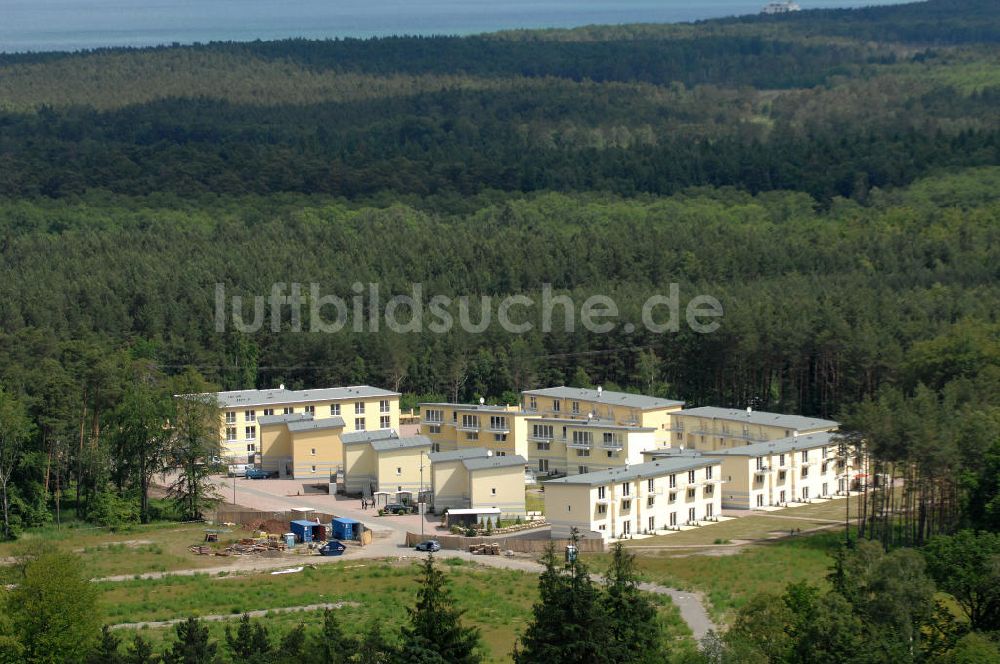 Luftaufnahme Ostseebad Graal-Müritz - Ferienwohnpark im Küstenwald der HAWO Bauträger KG in unmittelbarer Strandnähe im Ostseeheilbad Graal-Müritz