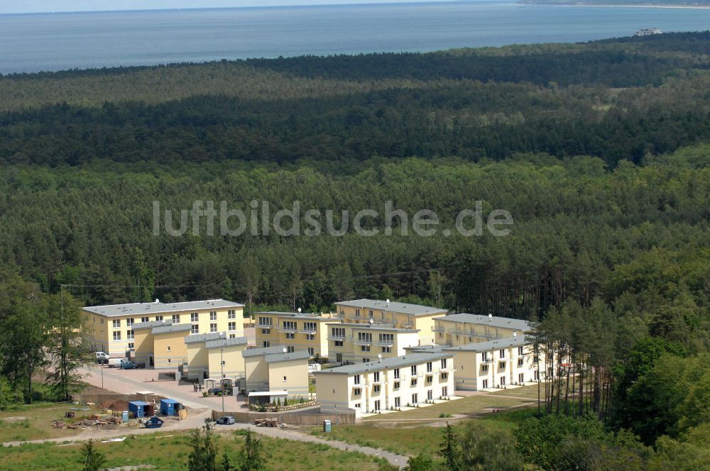 Ostseebad Graal-Müritz von oben - Ferienwohnpark im Küstenwald der HAWO Bauträger KG in unmittelbarer Strandnähe im Ostseeheilbad Graal-Müritz