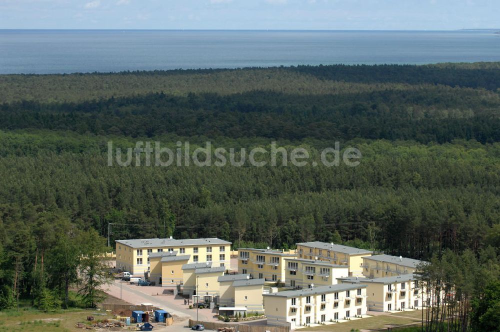 Ostseebad Graal-Müritz aus der Vogelperspektive: Ferienwohnpark im Küstenwald der HAWO Bauträger KG in unmittelbarer Strandnähe im Ostseeheilbad Graal-Müritz