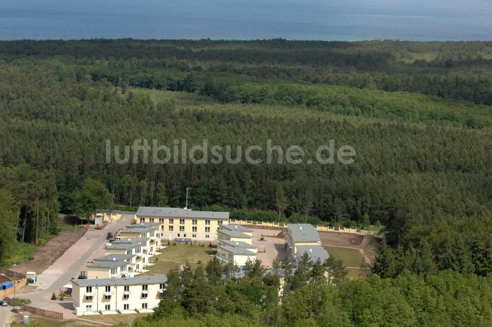 Ostseebad Graal-Müritz von oben - Ferienwohnpark im Küstenwald der HAWO Bauträger KG in unmittelbarer Strandnähe im Ostseeheilbad Graal-Müritz