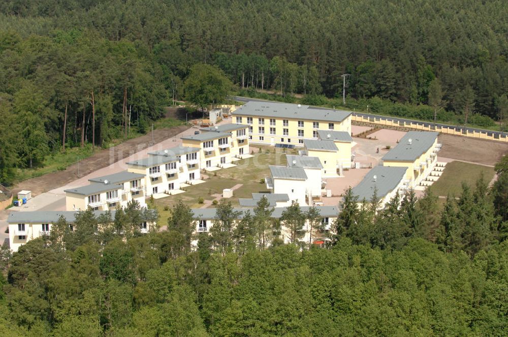 Ostseebad Graal-Müritz aus der Vogelperspektive: Ferienwohnpark im Küstenwald der HAWO Bauträger KG in unmittelbarer Strandnähe im Ostseeheilbad Graal-Müritz