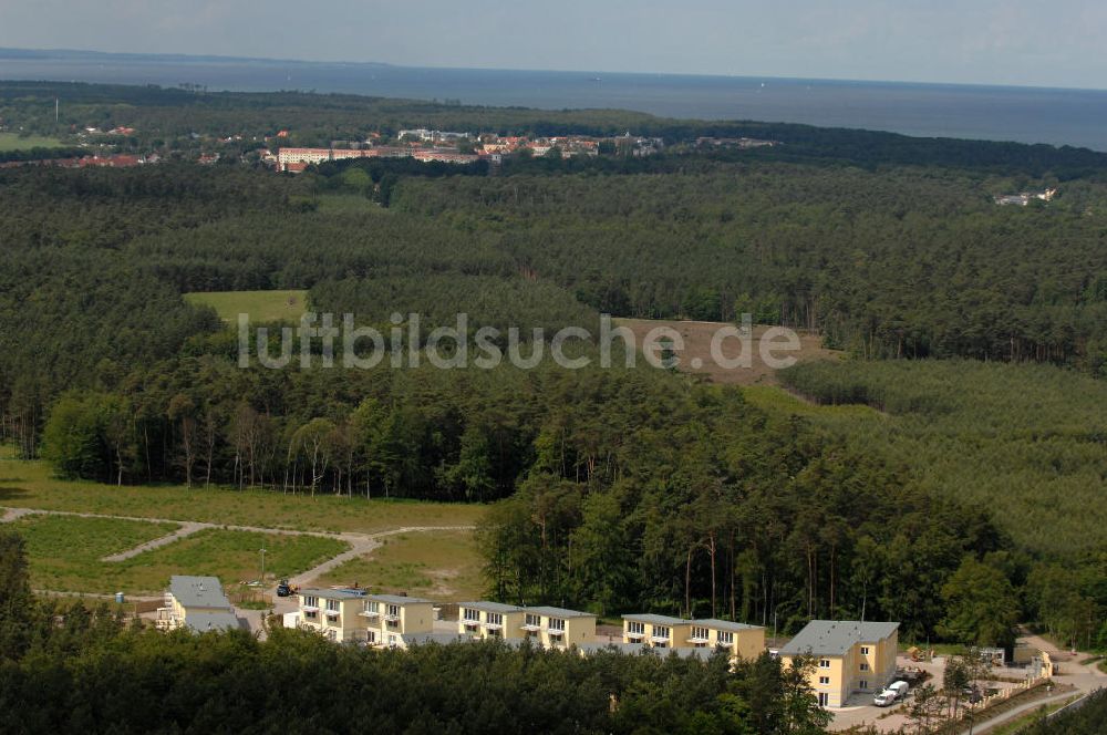 Ostseebad Graal-Müritz von oben - Ferienwohnpark im Küstenwald der HAWO Bauträger KG in unmittelbarer Strandnähe im Ostseeheilbad Graal-Müritz