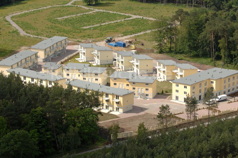 Ostseebad Graal-Müritz von oben - Ferienwohnpark im Küstenwald der HAWO Bauträger KG in unmittelbarer Strandnähe im Ostseeheilbad Graal-Müritz