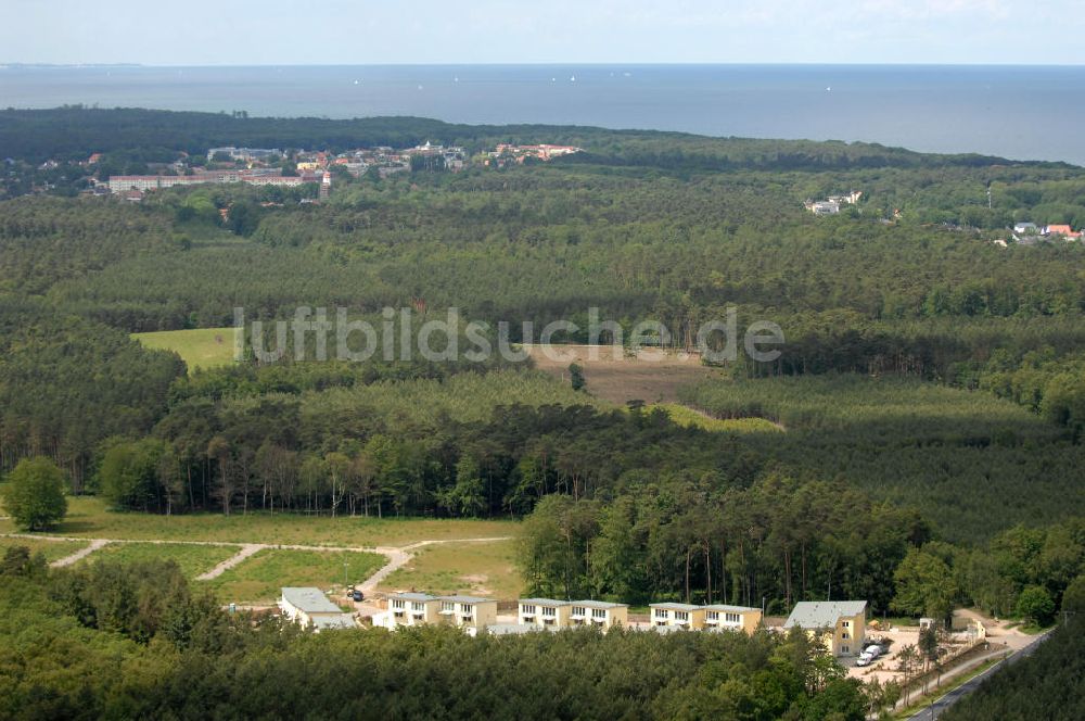 Ostseebad Graal-Müritz von oben - Ferienwohnpark im Küstenwald der HAWO Bauträger KG in unmittelbarer Strandnähe im Ostseeheilbad Graal-Müritz