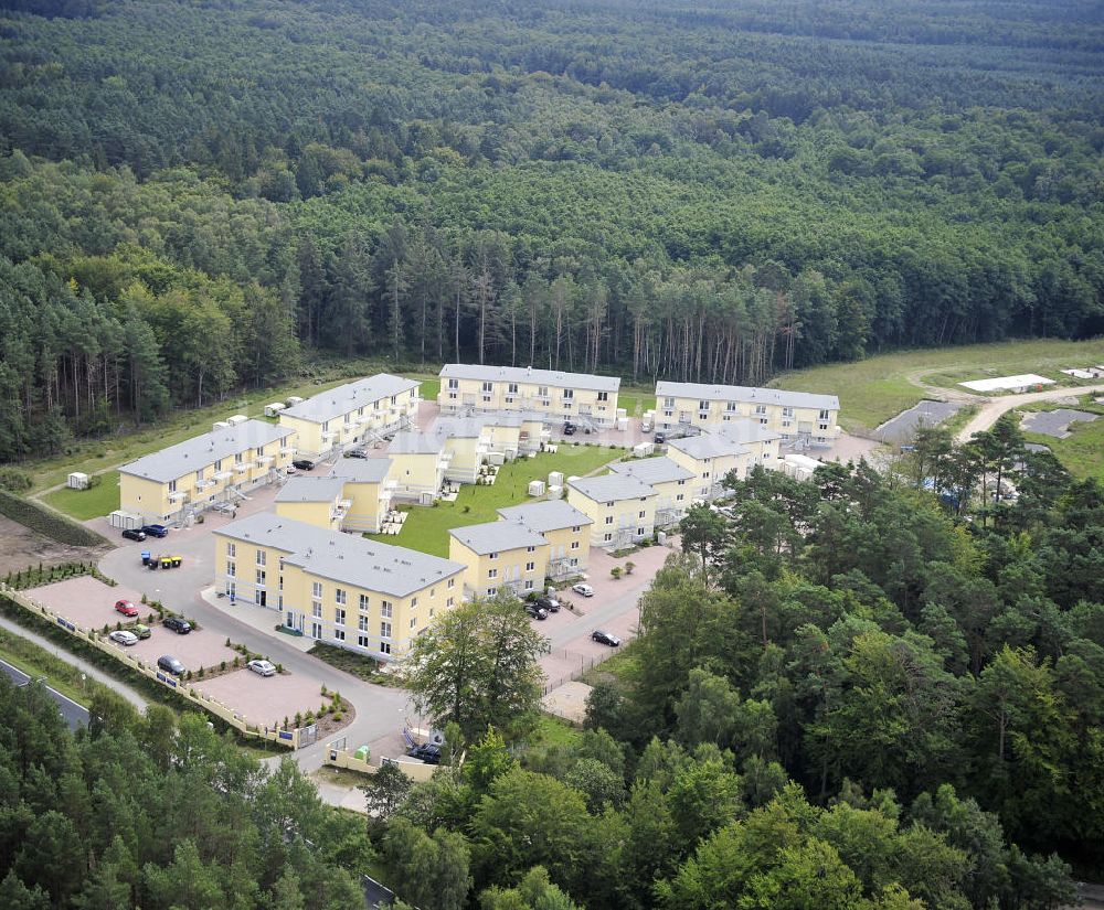 Luftaufnahme Graal-Müritz - Ferienwohnpark im KÃ¼stenwald der HAWO BautrÃ¤ger KG in unmittelbarer StrandnÃ¤he im Ostseeheilbad Graal-MÃ¼ritz