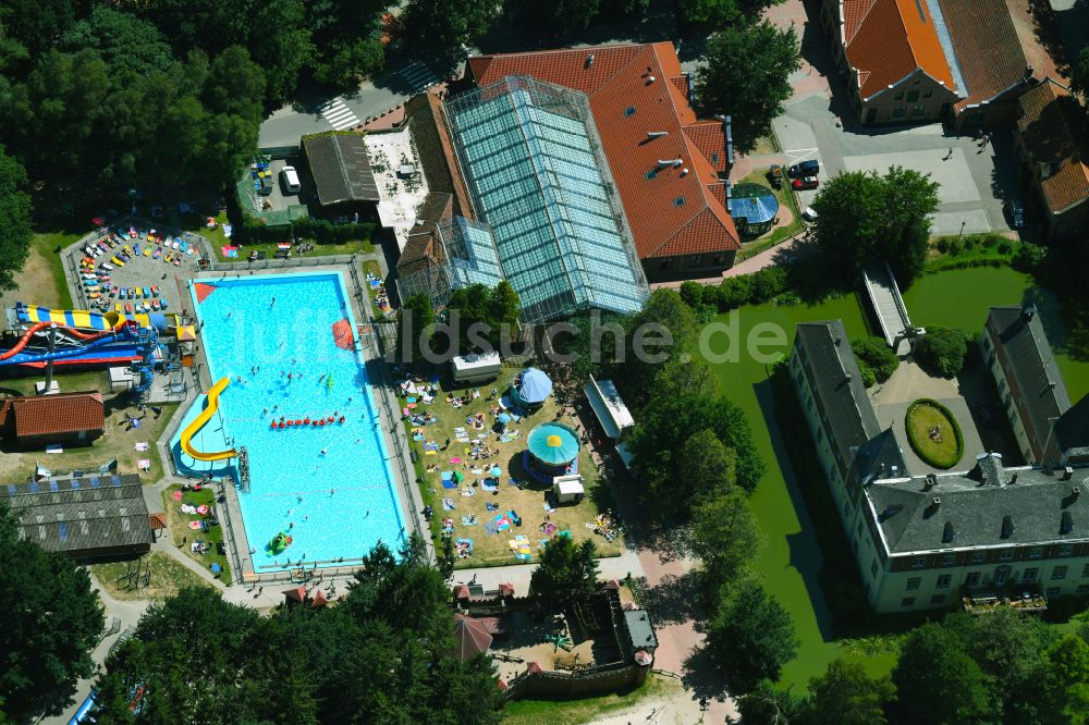 Luftbild Haren (Ems) - Ferienzentrum Schloss Dankern am Dankernsee in Haren (Ems) im Bundesland Niedersachsen, Deutschland