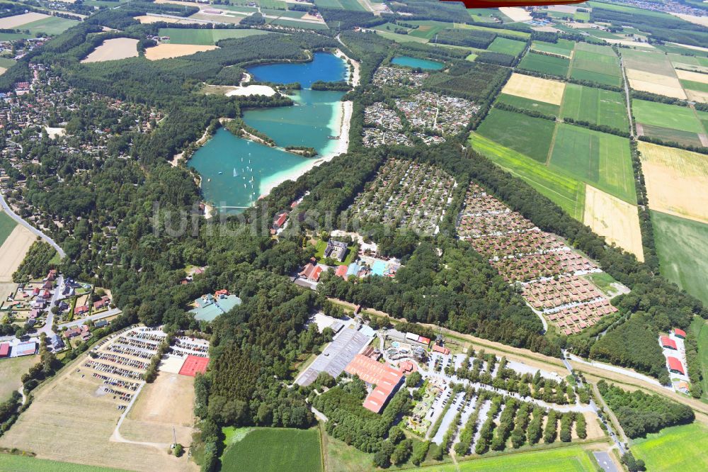 Luftbild Haren (Ems) - Ferienzentrum Schloss Dankern am Dankernsee in Haren (Ems) im Bundesland Niedersachsen, Deutschland