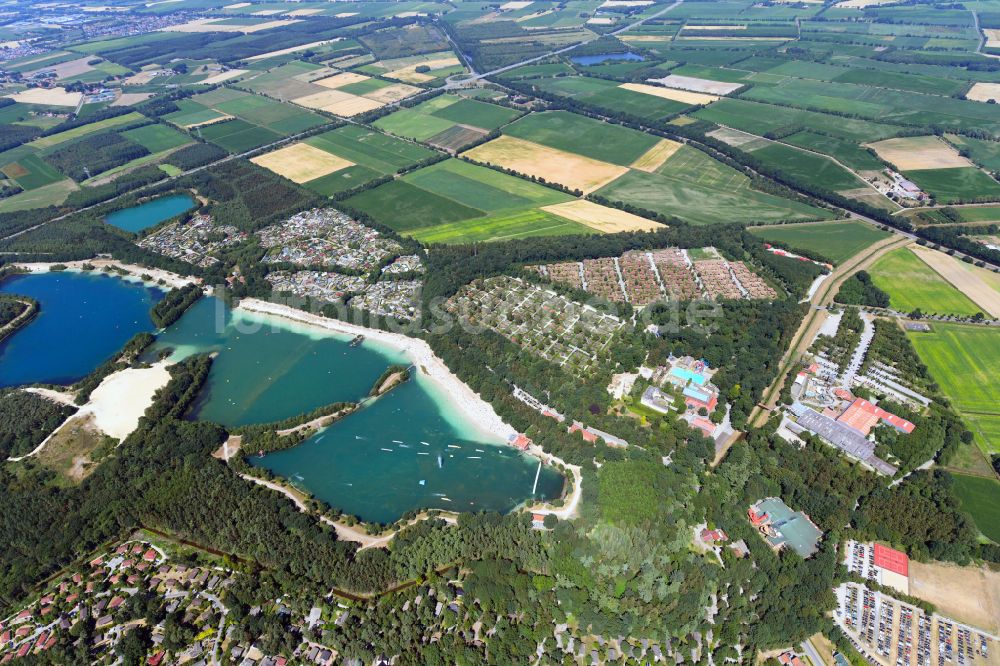 Luftbild Haren (Ems) - Ferienzentrum Schloss Dankern am Dankernsee in Haren (Ems) im Bundesland Niedersachsen, Deutschland