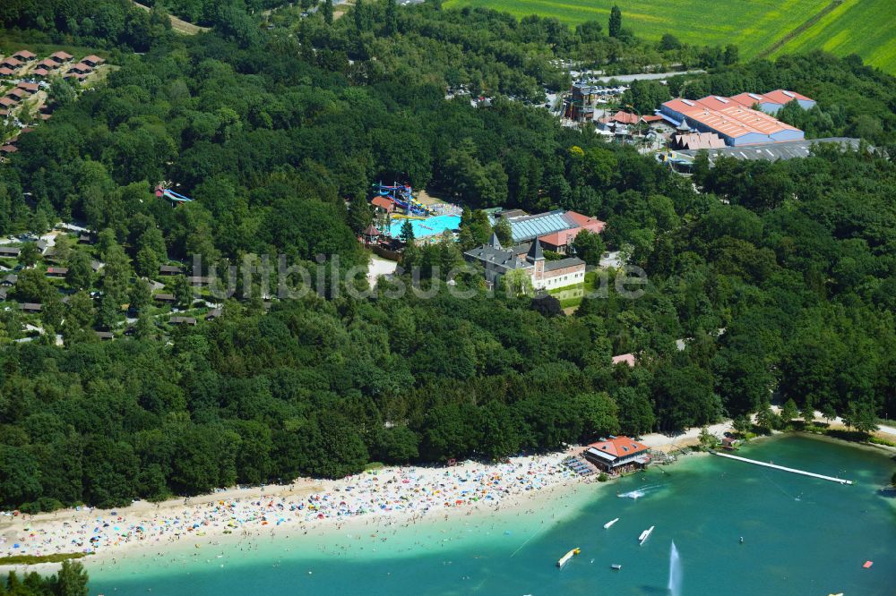 Luftaufnahme Haren (Ems) - Ferienzentrum Schloss Dankern am Dankernsee in Haren (Ems) im Bundesland Niedersachsen, Deutschland