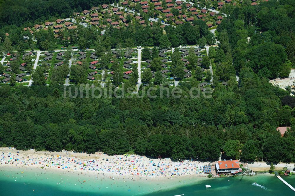 Haren (Ems) aus der Vogelperspektive: Ferienzentrum Schloss Dankern am Dankernsee in Haren (Ems) im Bundesland Niedersachsen, Deutschland