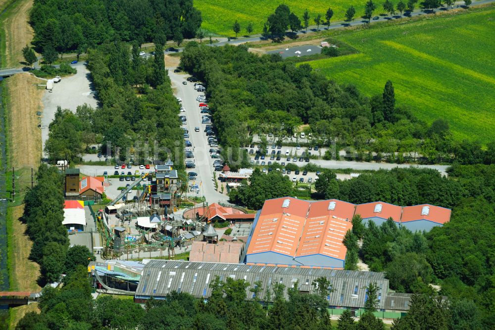 Luftbild Haren (Ems) - Ferienzentrum Schloss Dankern am Dankernsee in Haren (Ems) im Bundesland Niedersachsen, Deutschland