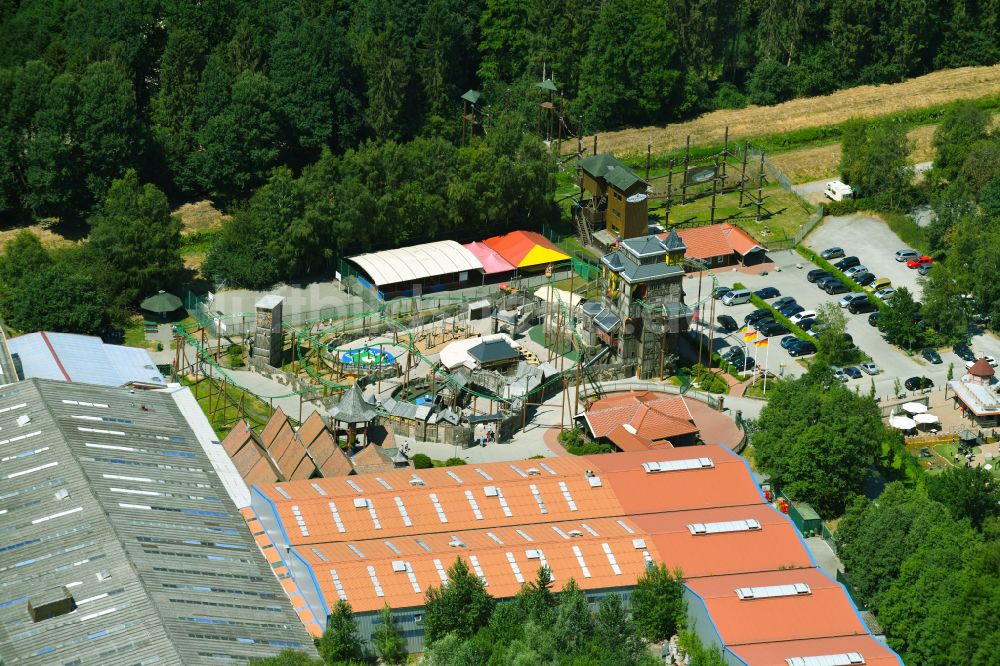 Luftaufnahme Haren (Ems) - Ferienzentrum Schloss Dankern am Dankernsee in Haren (Ems) im Bundesland Niedersachsen, Deutschland