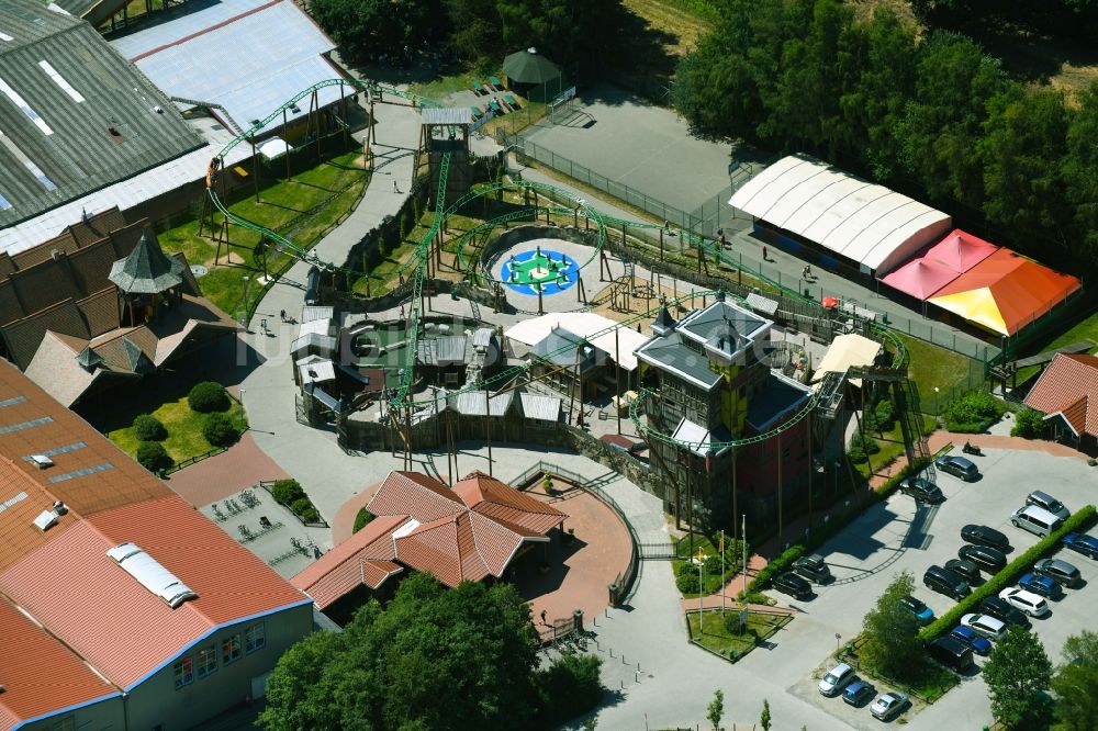 Luftaufnahme Haren (Ems) - Ferienzentrum Schloss Dankern am Dankernsee in Haren (Ems) im Bundesland Niedersachsen, Deutschland