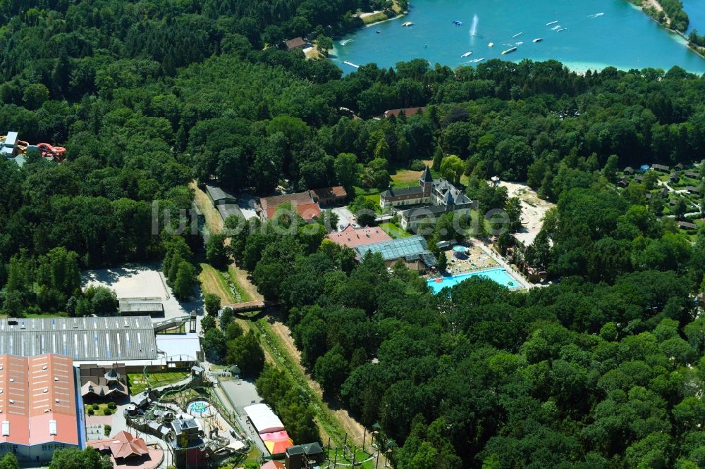 Luftbild Haren (Ems) - Ferienzentrum Schloss Dankern am Dankernsee in Haren (Ems) im Bundesland Niedersachsen, Deutschland