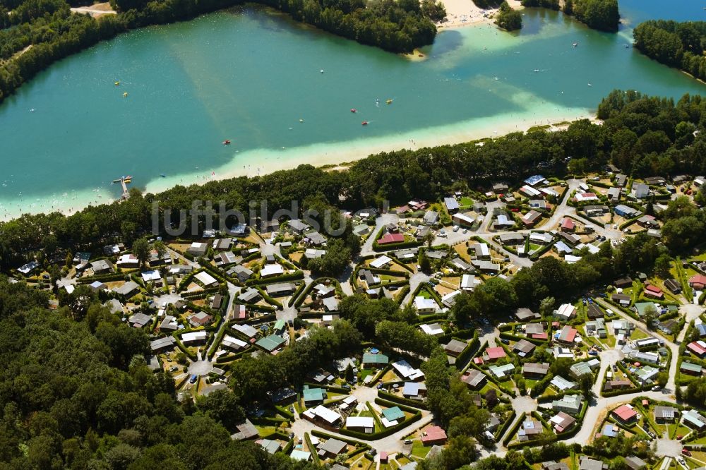 Luftaufnahme Haren (Ems) - Ferienzentrum Schloss Dankern am Dankernsee in Haren (Ems) im Bundesland Niedersachsen, Deutschland